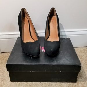 Justfab black Lausanne heels